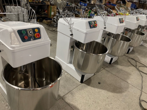 Mezcladora <span class=keywords><strong>de</strong></span> Masa Espiral <span class=keywords><strong>de</strong></span> Alta Resistencia <span class=keywords><strong>de</strong></span> 30 kg, 50 kg, 100 kg, Tazón <span class=keywords><strong>de</strong></span> Acero Inoxidable, Mezcladora Industrial - Product Image 2