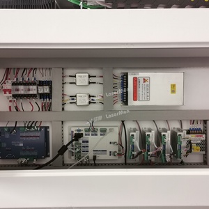 LM-1325เครื่องตัดเลเซอร์ CO2ไฮบริด180วัตต์ชนิดโครงสำหรับตัดป้ายงานโลหะรองรับ Ai BMP PLT รูปแบบกราฟิกยางไม้ - Product Image 3