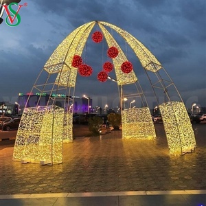 Arco de luces Led para decoración al aire libre, arco acrílico comercial de Navidad de alta calidad - Product Image 3