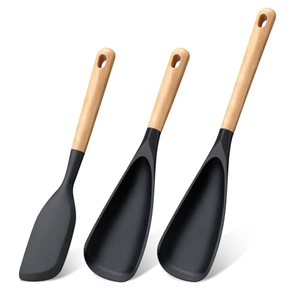 Fish <b>Silicone</b> Spatula Slotted Turner Oven Safe Heat Resistant Dishwasher Safe Slotted Turner Eco-Friendly BPA Free Grip Baking - Product Image 1