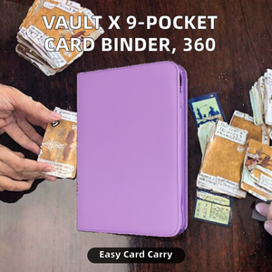Classeur de cartes zippé Vault X à 9 pochettes, 360 cartes, matériau d'album Premium <span class=keywords><strong>Exo</strong></span>-Tec, 20 feuilles à chargement latéral, portable, personnalisable pour jeux - Product Image 2
