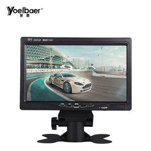 AHD1080P araba ters ekran 7 inç kamyon dikiz monitör için otobüs oto araba ekran