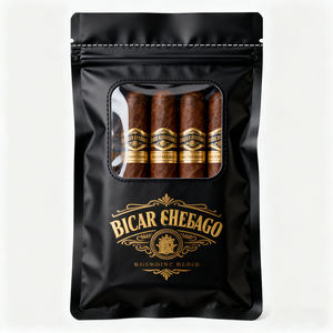 Упаковочный пакет из фольги на молнии для сигар - Product Image 4