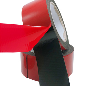 Nastro <span class=keywords><strong>Biadesivo</strong></span> in Schiuma PE Rossa e Nera ad Alta Viscosità per Fissaggio di Cartelloni Pubblicitari a Parete - Product Image 3