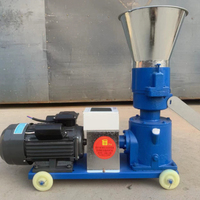 Machine à granulés d'aliments multifonctionnelle pour l'exportation vers l'Afrique, pour aliments secs et humides, avec moulin 220V, ligne de production de granulés d'aliments pour animaux