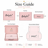 Boîtes d'expédition en carton ondulé de haute qualité avec logo personnalisé, couleur verte, pour cosmétiques, emballage en papier avec fermeture éclair