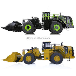 Katolite K988-100S logam penuh hidrolik bulldoser 1/14 Brushless Hydrualics roda konstruksi Loader - Product Image 5