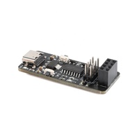 Placa Adaptadora ESP-01 ESP01S, Transmisión Inalámbrica Transparente, Módulo ESP8266 de Puerto Serie a WiFi, Descargador, Interfaz USB Tipo-C