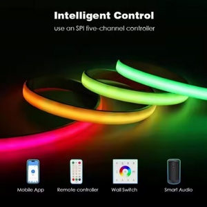 Tira de Luz LED RGB+CCT WS2811 de 15 mm, DC24V, 1260 leds/m, 5 en 1, IP65, Efecto Neón, Color Mágico - Product Image 4