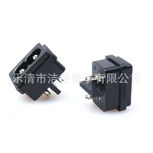 Prise de courant AC-010 à 2 sorties sans mise à la terre, en matériau PC, pour prise murale audio-vidéo, tension nominale 250V - Product Image 1