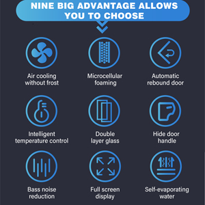 Tủ trưng bày tủ lạnh cho siêu thị thịt tủ trưng bày thực phẩm - Product Image 6