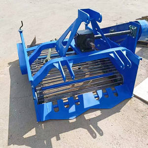 정원 트랙터 단일 행 뿌리 작물 수확 기계 농업 구현을위한 소형 감자 수확기 - Product Image 2