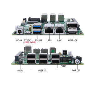 Carte mère industrielle embarquée NANO ITX 12x12cm I3 I5 I7 8ème 10ème génération DDR4 SATA <span class=keywords><strong>MAX</strong></span> 32 Go Triple affichage Intégré Double LAN - Product Image 2