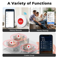 Bouton SOS portable pour personnes âgées, WiFi, application intelligente Tuya, boutons SOS d'urgence pour personnes âgées, patients