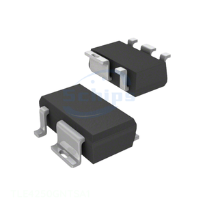 Acheter en ligne des composants électroniques IC REG LIN POS ADJ 50MA SCT595 TLE4250GNTSA1 6 SMD (5 fils), gestion de l'alimentation à ailes de mouette (PMIC) - Product Image 1
