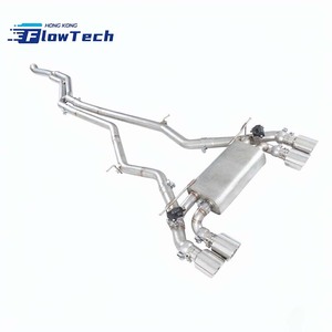 Système d'échappement Catback Valvetronic SS304 avec télécommande pour BMW M2 F87 N55 3.0T 2016-2018 – Quatre sorties, fixation directe - Product Image 4