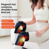 Elektrisches Knie-Massagegerät mit Wärme und Vibration für die Heimtherapie des Kniegelenks, Aufladbarer und Beheizbarer Knieschutz