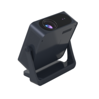Projecteur intelligent portable Hamolb HA6 avec mise au point automatique, panoramique/inclinaison, Android 9, BT, WiFi, 4K, LED, home cinéma intelligent
