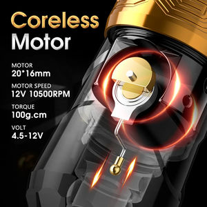 เครื่องสักไร้สายแบบดิจิตอล Ambition 2400mAh พร้อมหน้าจอแสดงผล ระยะชัก 4 มม. สำหรับงานศิลปะบนร่างกาย - Product Image 2