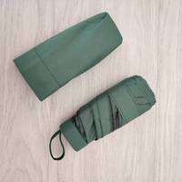 Parapluie de poche mini 5 plis avec étui, protection UV UPF 50+, léger, compact, parasol de voyage, parapluie personnalisé avec logo