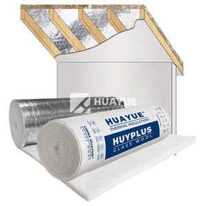 USA Euroclasse A1 Fire Rating FSK Rouleaux d'isolation des murs de plafond R11fiberglass Feuille d'aluminium ignifuge Rouleau de couverture en laine de verre - Product Image 5