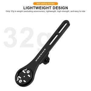 RIDERACE Bicycle Code Table Extension Bracket Aluminum Alloy Lightweight <strong>Computer</strong> Camera Holder <strong>MTB</strong> Road Bike Bracket for Garmin - Product Image 4