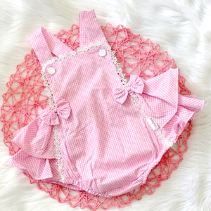 Vente en gros Vêtements pour bébé en coton à manches flottantes d'été Barboteuse pour bébé en lin - Product Image 1