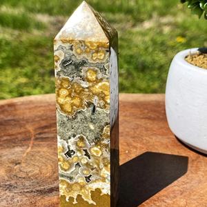 Tour de cristal de jaspe océanique naturel en gros, ornement décoratif en pierre précieuse, cadeau idéal pour les anniversaires et la Saint-Valentin - Product Image 5