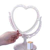 Miroir de maquillage vintage français, miroir de maquillage de bureau à une face, rotatif à 360 degrés, vente en gros, miroir de maquillage haute définition
