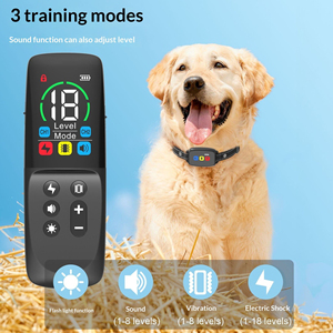 Nuevo Dispositivo de Entrenamiento para Perros con Control Remoto, Collar Electrónico Recargable con Pantalla a Color, Antiladridos - Product Image 2