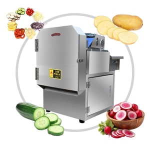 Grado Comercial 	   Cortador de Verduras que Admite Cortar en Rodajas, Triturar, Cortar en Cubos y en Tiras 	 Máquina para cortar verduras 	 Cortador de verduras - Product Image 3