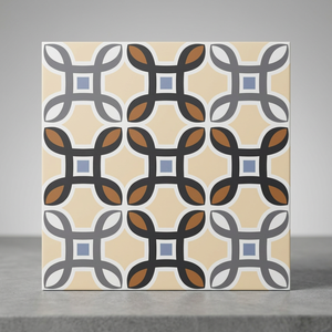 Carreaux de sol en céramique semi-porcelaine imprimés numériquement 40x40cm, style marocain, pour design intérieur - Product Image 6
