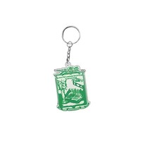 Porte-clés en caoutchouc PVC réglable avec lettres grecques Iota Phi Lambda Zeta Phi Beta, résistant à l'eau, durable, cadeau pour les sororités et les fraternités