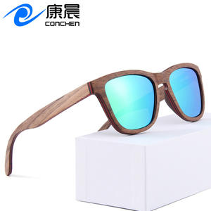 แว่นกันแดดไม้ Conchen รุ่น W3052 เลนส์โพลาไรซ์ TAC ป้องกันรังสียูวี 400 สำหรับทุกเพศ เหมาะสำหรับตกปลา ท่องเที่ยว และแฟชั่น - Product Image 3