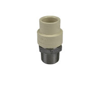 Adaptateur en acier inoxydable IP mâle 1/2" CPVC x 1/2"