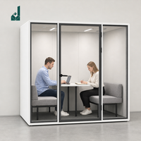Cabine de bureau insonorisée personnalisée, cabine acoustique, cabine silencieuse avec design moderne pour projet