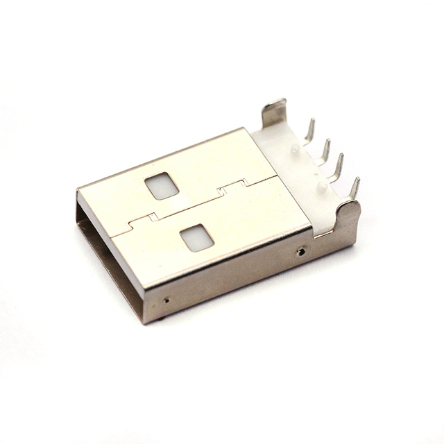 USB 2.0 Male a Type USB PCB Connector Plug 90 Degree Male USB Connectors 4Pins DIP