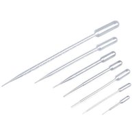 Pipette Pasteur en plastique jetable LDPE stérile Cotaus 0,2 ml 0,5 ml 1 ml 2 ml 3 ml 5 ml 10 ml 10 µl Pipette de transfert en plastique jetable