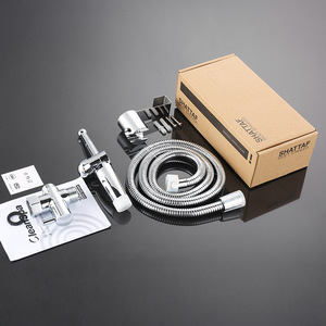 American 15/16 Bidet pour femmes tout en cuivre ABS plastique monotrou pistolet de <span class=keywords><strong>toilette</strong></span> 7/8 diviseur d'eau Valve d'<span class=keywords><strong>angle</strong></span> pour le lavage - Product Image 5