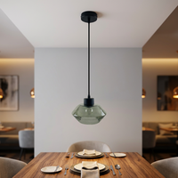 Lámparas Colgantes de Diseño Clásico Contemporáneo para Decoración de Interiores, Lámpara Colgante de Vidrio Vintage con LED