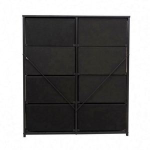 Commode autoportante moderne en tissu pour salon, durable, avec panneaux en MDF et acier inoxydable, en pin, disponible en plusieurs couleurs - Fournisseur en gros - Product Image 5