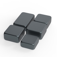 Bahan magnetik N52 Magnet Neodymium disinter Dacromet berlapis blok persegi 800 Hr Anti korosi proses potong permanen