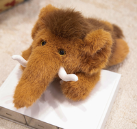 Peluche Mamouth Personnalisée, Jouet en Peluche Doux, Poupée Mamouth Mignonne, Coussin en Laine pour Enfants, Cadeau et Décoration d'Intérieur