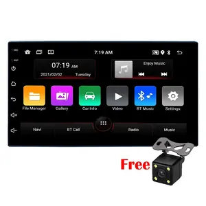 Stereo Mobil Android Layar Sentuh 7 Inci 2Din Universal, Radio Dvd Player Multimedia Gps Navigasi Mobil