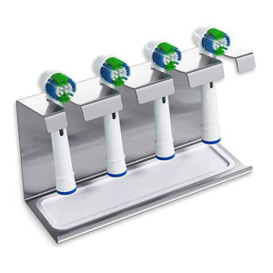 Porte-brosse à dents mural en acier inoxydable personnalisé direct d'usine une seconde installation coin de forage moderne pour salle de bain 4 - Product Image 5