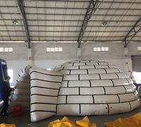 Tienda de cúpula de iglú inflable gigante para exteriores, tienda de cúpula de fiesta hermética de ladrillo inflable para eventos