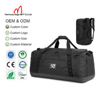 Sac de voyage extra large et durable personnalisé de 100 L, sac de week-end, sac de sport pour homme, sac à dos de sport 3 en 1 avec séparateurs, équipement de gym