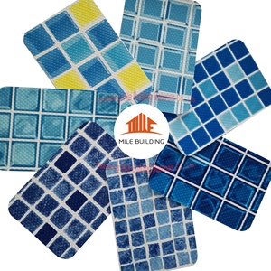 <span class=keywords><strong>Membrana</strong></span> impermeable de PVC <span class=keywords><strong>para</strong></span> piscina, tela de poliéster reforzada, Color azul - Product Image 4