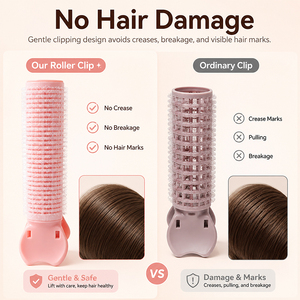 Juego <span class=keywords><strong>de</strong></span> 3 rizadores <span class=keywords><strong>de</strong></span> pelo <span class=keywords><strong>de</strong></span> alta calidad con <span class=keywords><strong>velcro</strong></span> autoadherente, rizadores <span class=keywords><strong>de</strong></span> pelo sin calor para rizos <span class=keywords><strong>de</strong></span> corona alta - Product Image 3