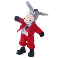 Jouets pas chers populaires, âne dansant en peluche, jouet chien en peluche musical chantant, jouet électronique de Noël